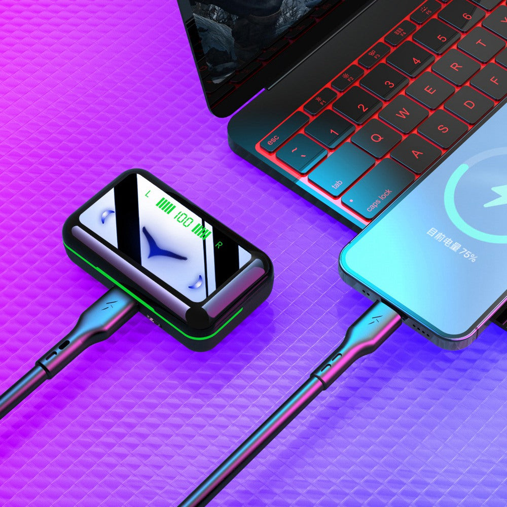 E10 TWS Bluetooth 5.1 Earphones Power Bank Function Digital Display Low Delay Gaming Headphone E10 TWS Bluetooth 5.1 Earphones Power Bank Function Digital Display Low Delay Gaming Headphone